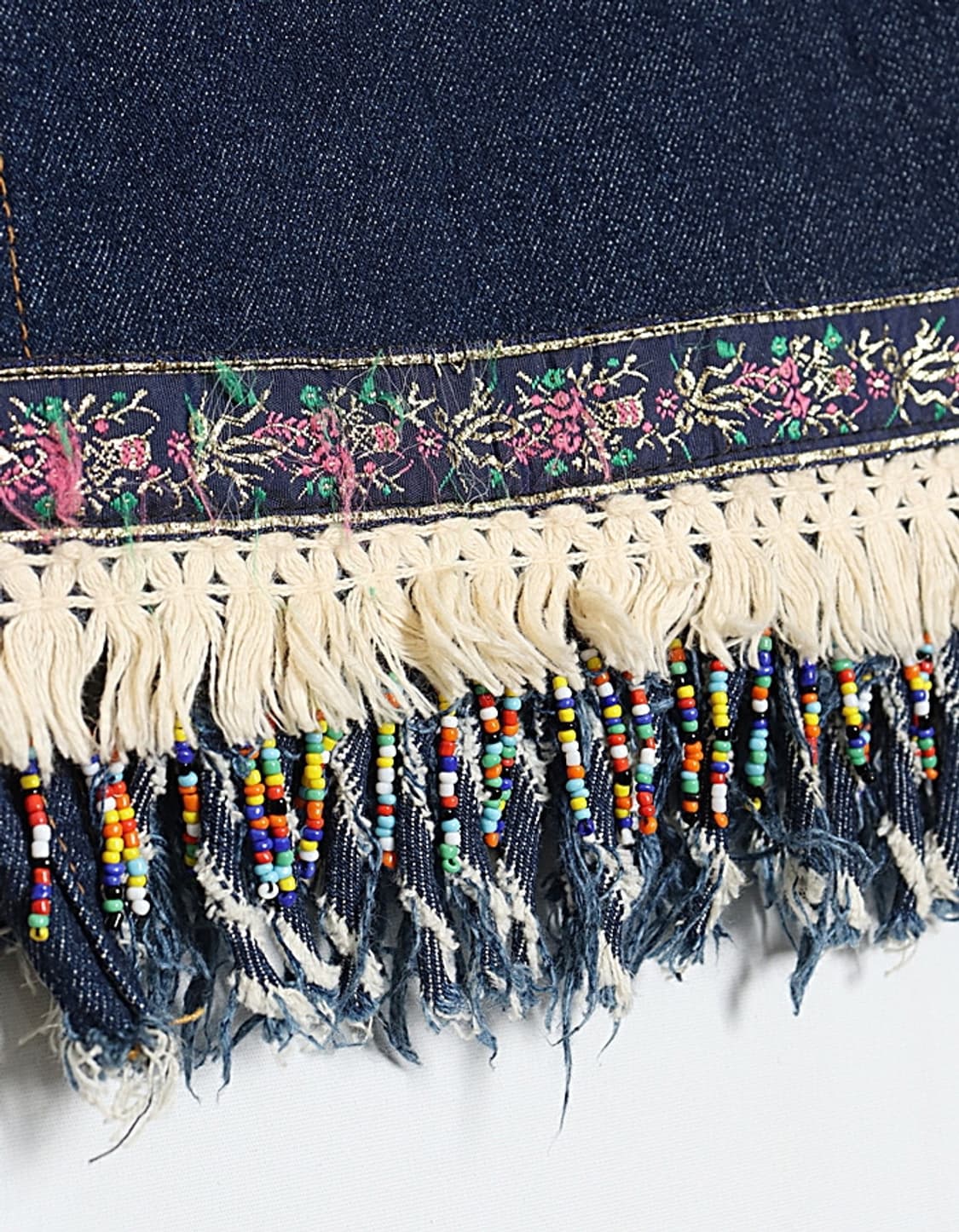 Kartica Blue Fringe Denim Skirt (26) 상품이미지4