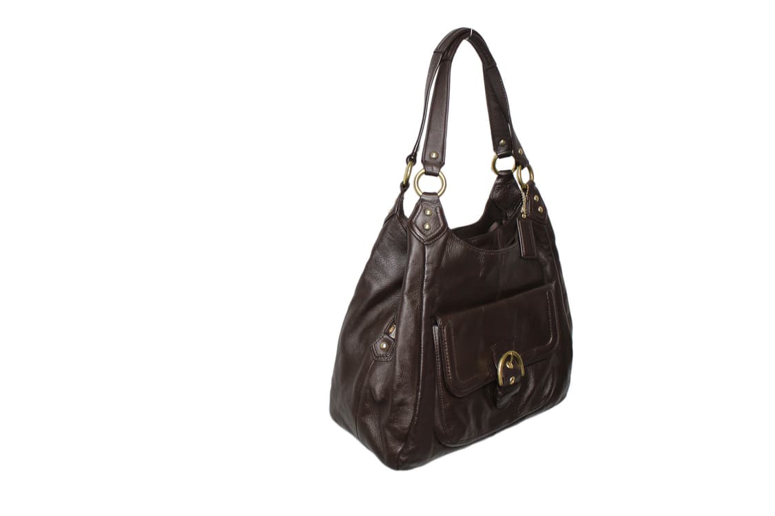 2000s Y2K COACH 코치 레더 숄더백 상품이미지4