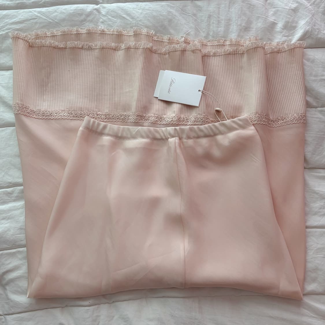 리본빛 사란 스커트 saran skirt 상품이미지2
