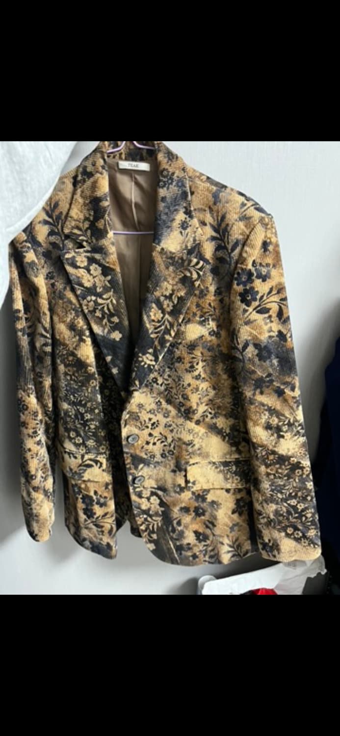 Teak 티크 플라워 코듀로이 자켓 상품이미지6