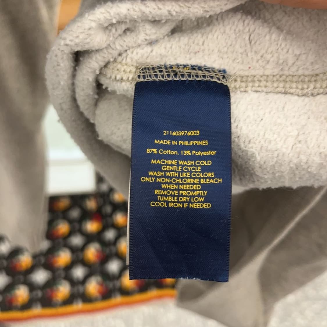 폴로 랄프로렌 그런지 디스트로이드 빅로고 맨투맨 L C08002 상품이미지6