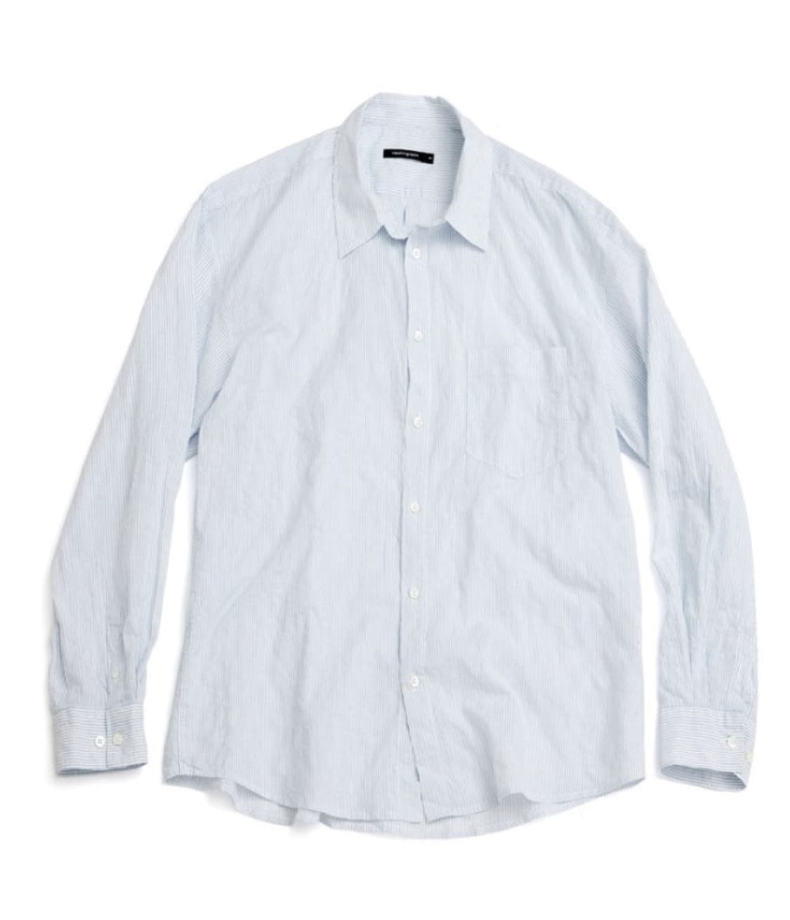 (3) 해칭룸 클래식 셔츠 CRINKLE STRIPE WHITE/BLUE 상품이미지1
