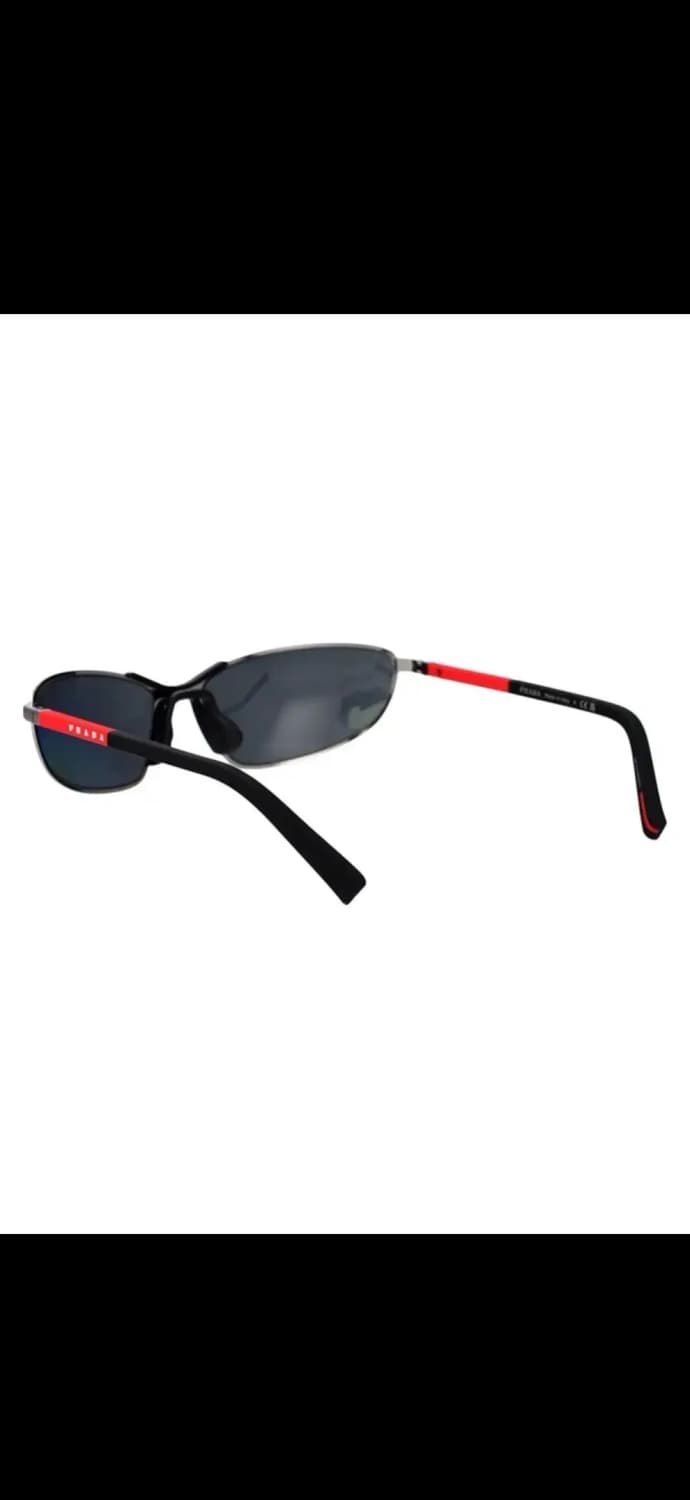 프라다 로고 템플 선글라스60 블랙 상품이미지3