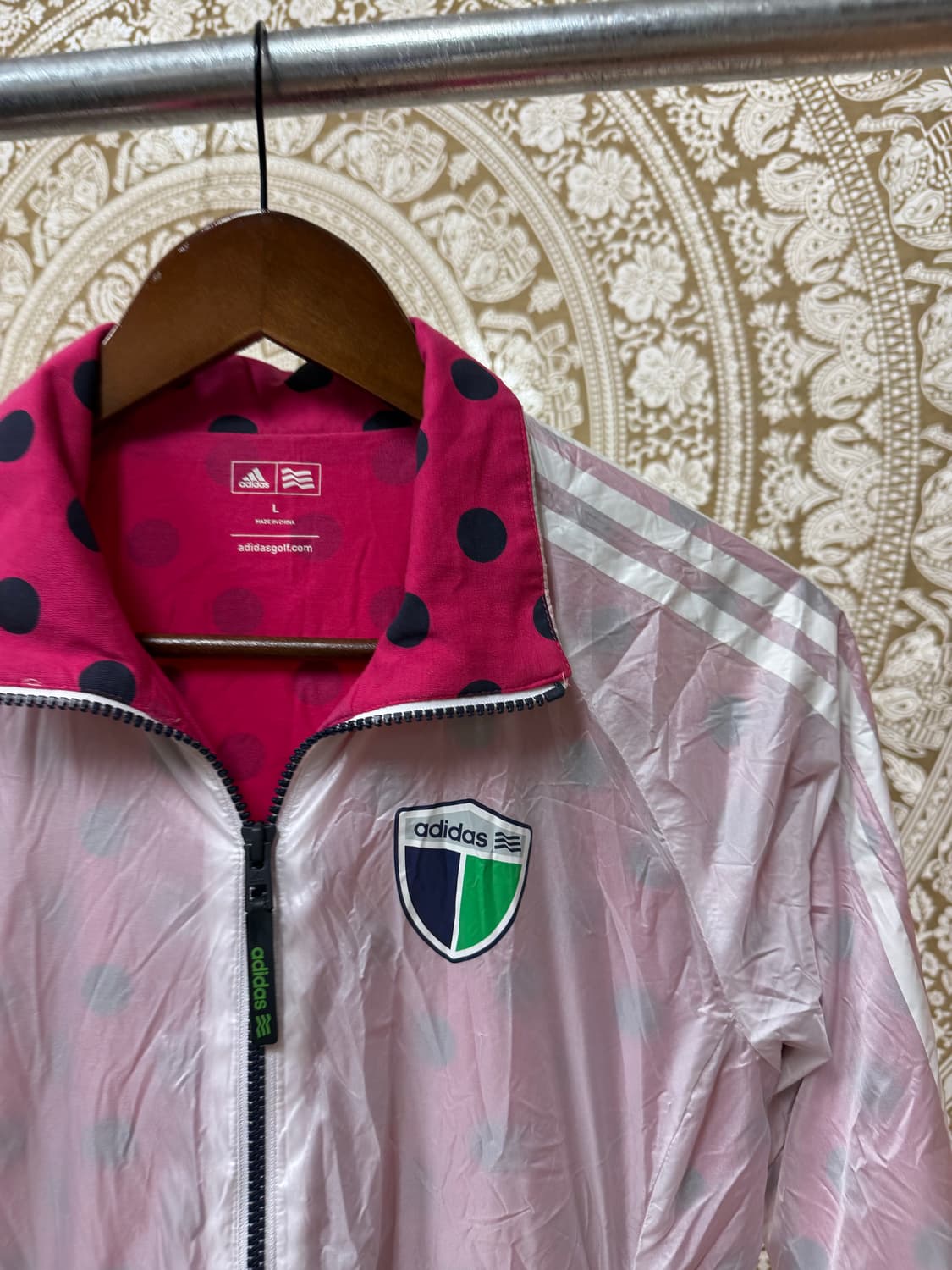 아디다스 여성 골프 도트 바람막이 자켓 (Z1033) 상품이미지5