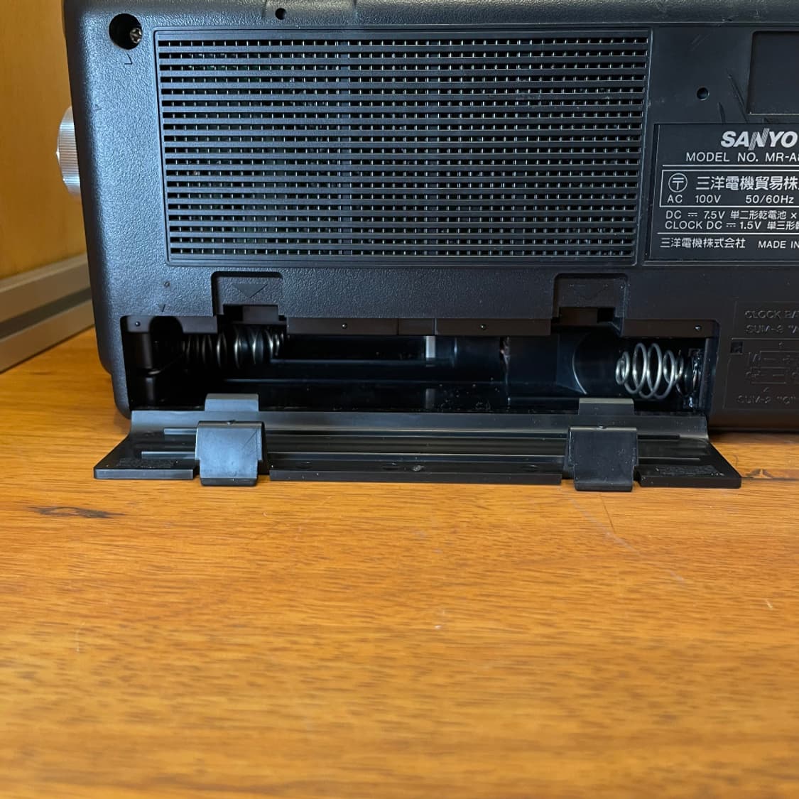 SANYO CLOCK&TIME CASSETTE PLAYER 상품이미지7