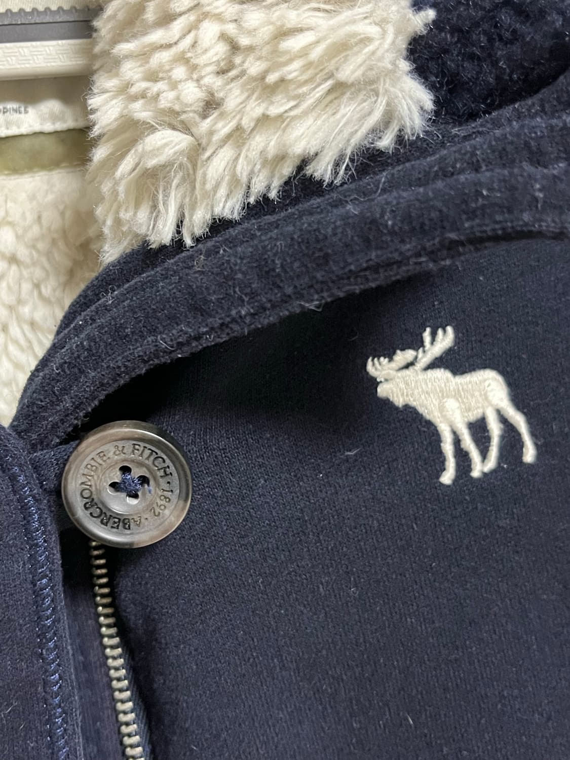 아베크롬비 양털 단추 집업 상품이미지3