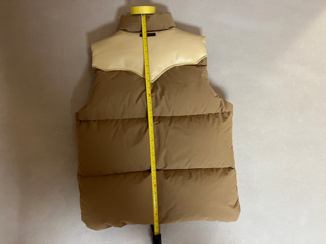 USA 펜필드 40주년 덕다운 레더 베스트 패딩(베이지) XL 상품이미지10