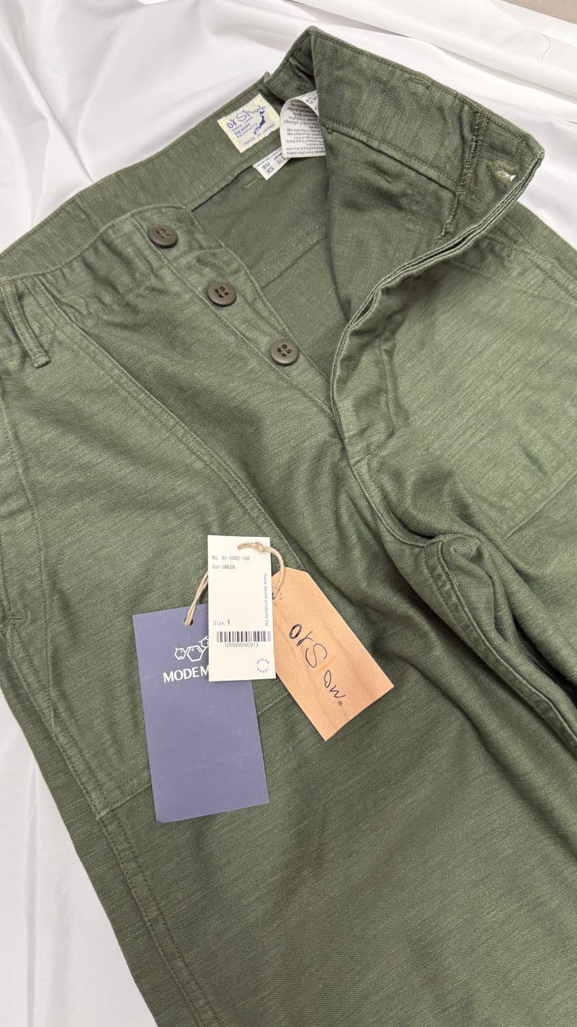 오어슬로우 퍼티그 팬츠 사이즈(1)  상품이미지2