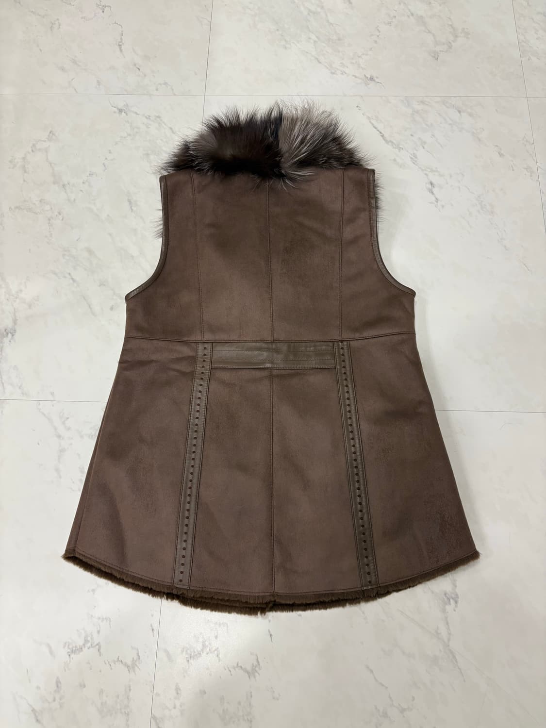 delvacchio sheepskin vest 상품이미지3