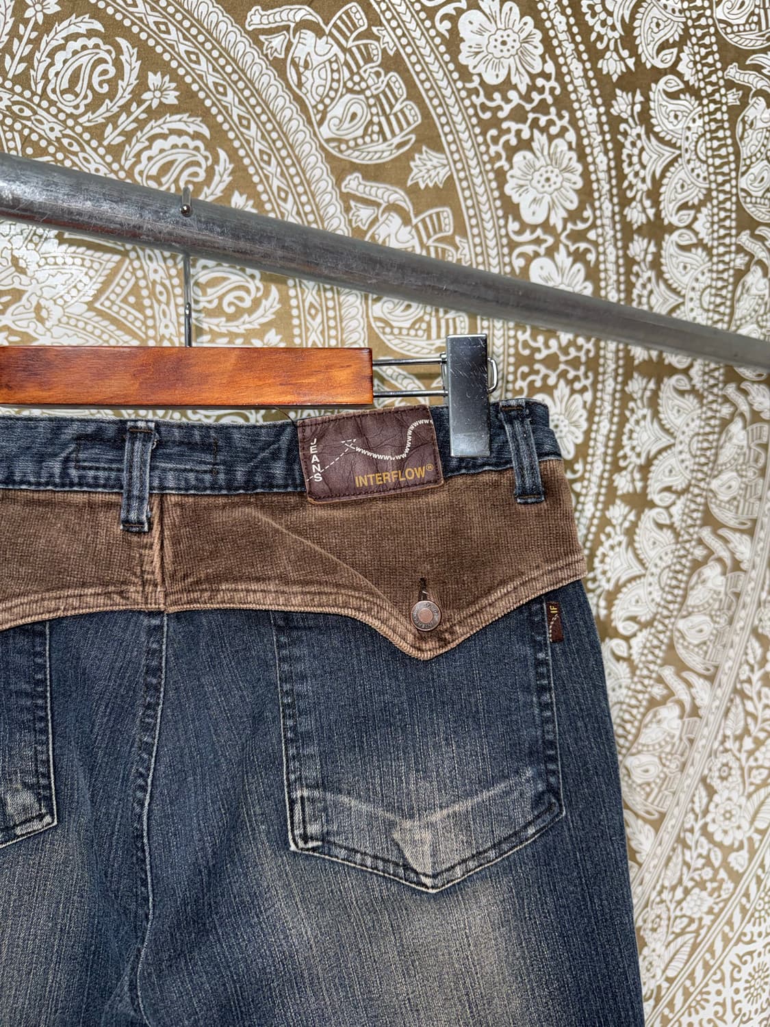 INTERFLOW 빈티지 여성 디테일 워싱 데님팬츠  상품이미지6