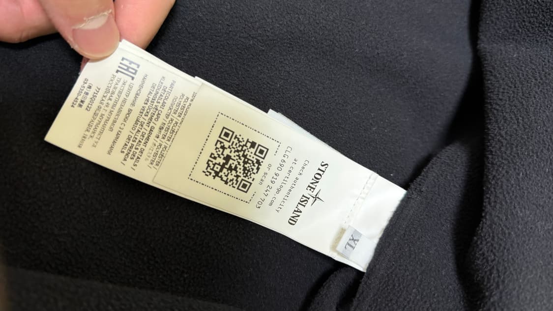 스톤아일랜드 소프트쉘 블랙 XL 상품이미지4