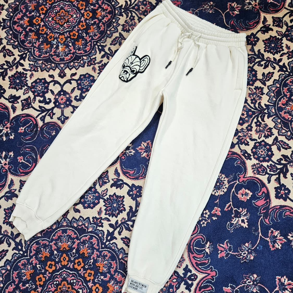 라이프워크(Lifework) 부클 와펜 조거팬츠 S size 상품이미지2