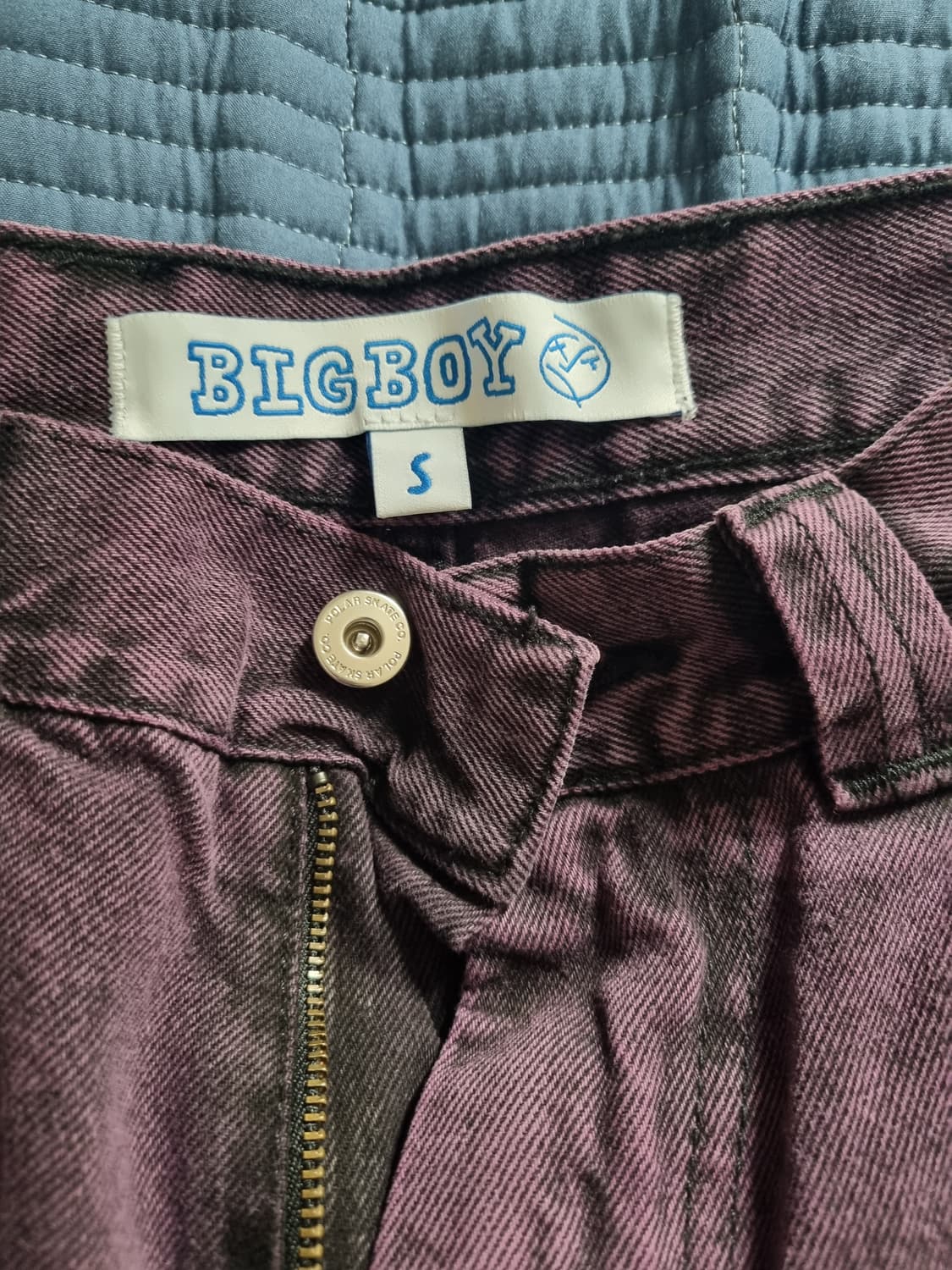 폴라스케이트 빅보이 팬츠 퍼플 블랙 S 상품이미지4