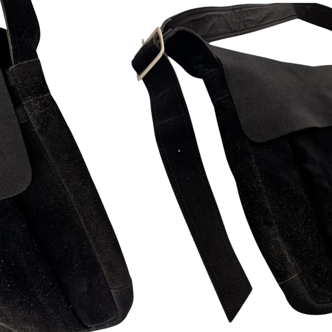 포터 레더 스웨이드 숄더백 블랙 상품이미지7