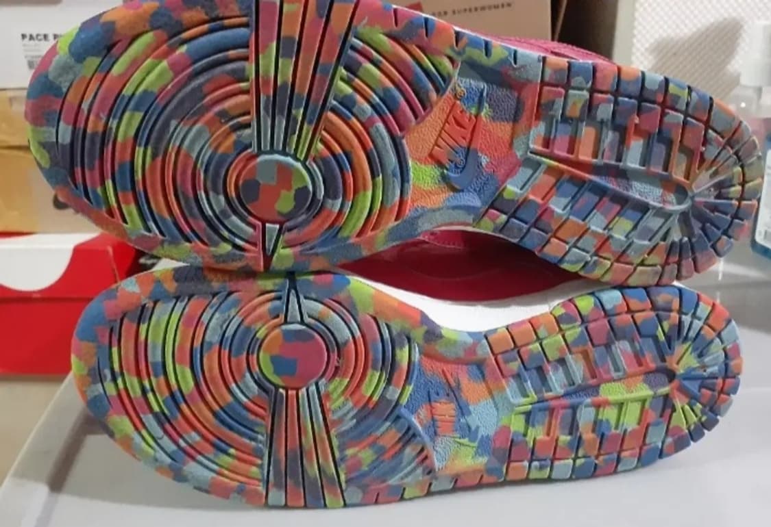 나이키 덩크로우 레더 'Fruity Pebbles' 비비드 핑크 240 상품이미지7