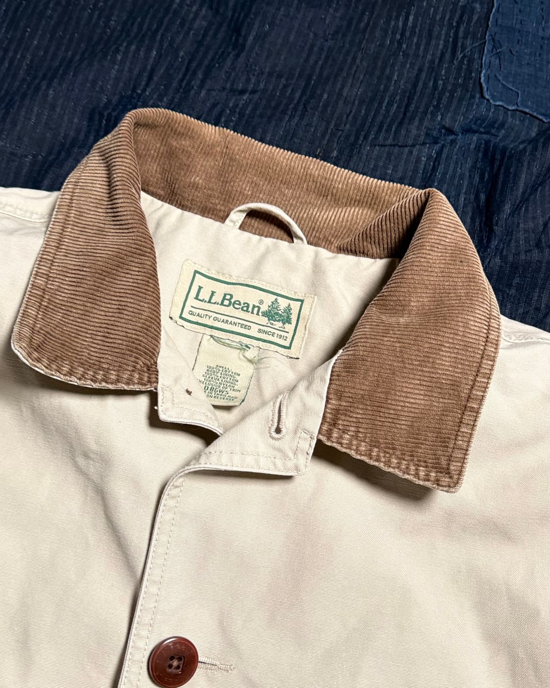 90-00‘s 엘엘빈 코튼 필드 자켓 XL 상품이미지2