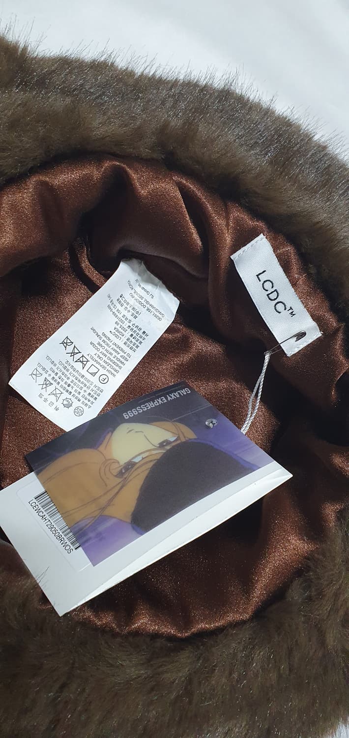 브라운 LCDC 엘씨디씨티엠 은하철도999 메텔 퍼 털 벙거지 모자 상품이미지9