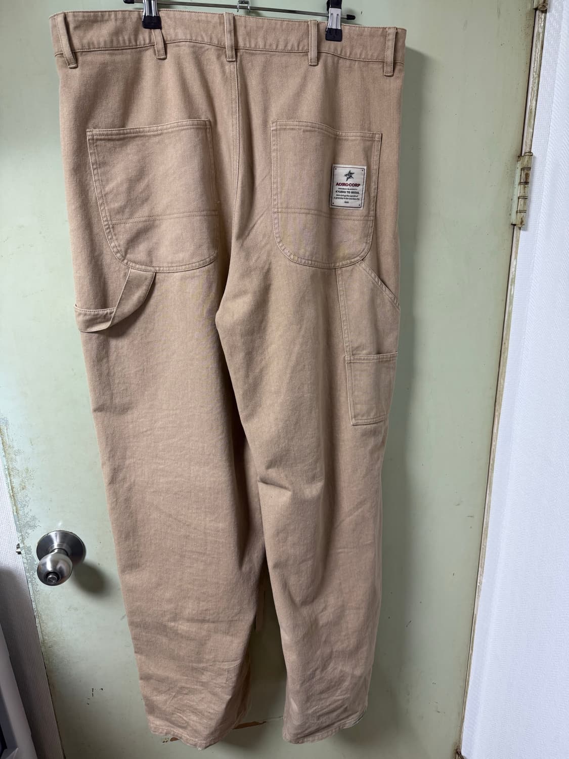 [2] 아오이로 커티드 더블니 팬츠 Tan 상품이미지5