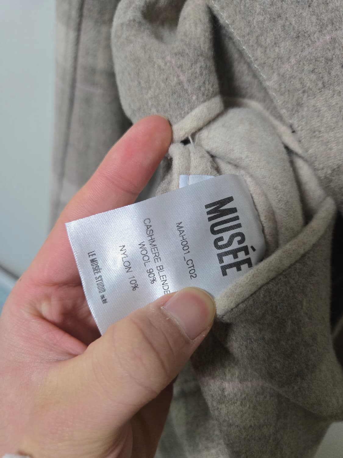 뮤제 리버시블 캐시미어 혼방 코트 상품이미지10