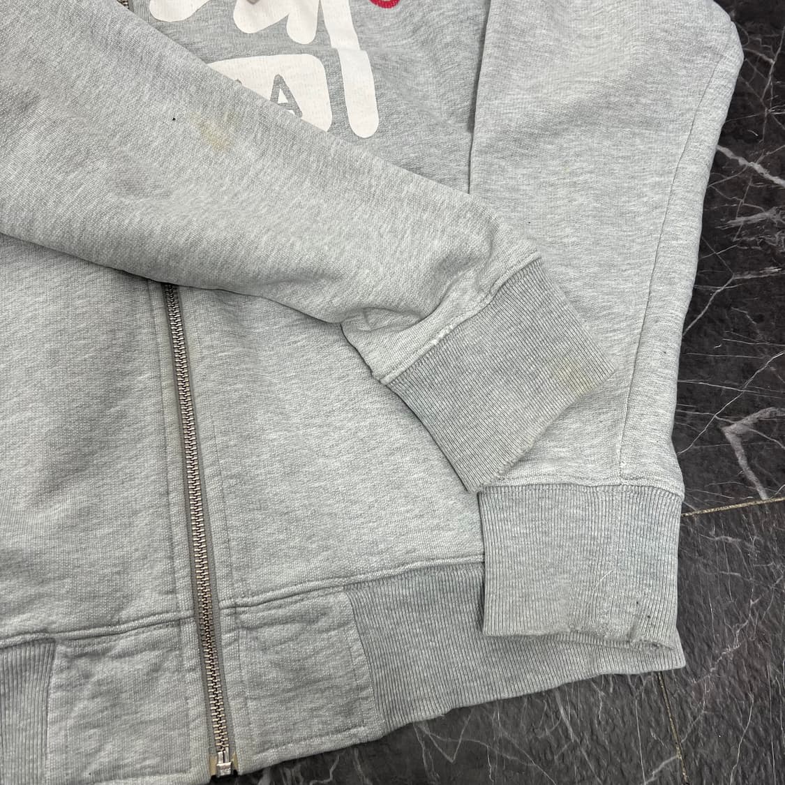 스투시 1980 베이직 로고 후드집업 그레이 상품이미지7