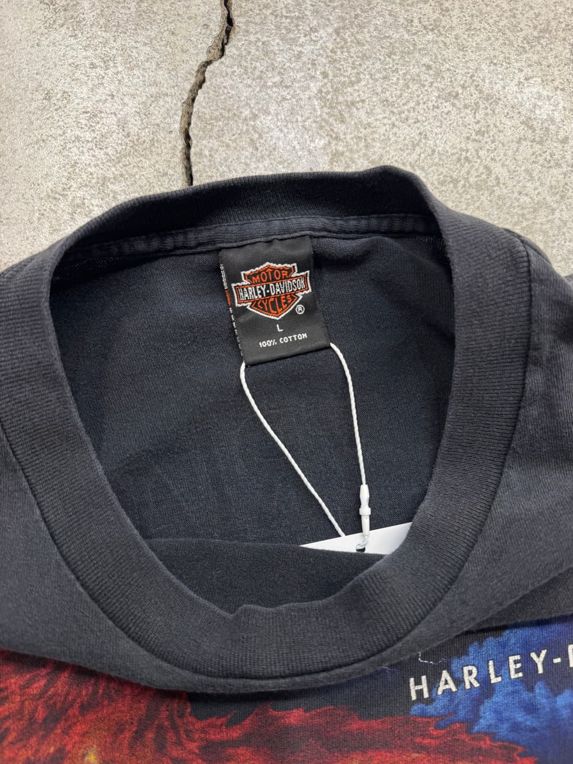 90s 할리데이비슨 파이어울프 반팔티 상품이미지4