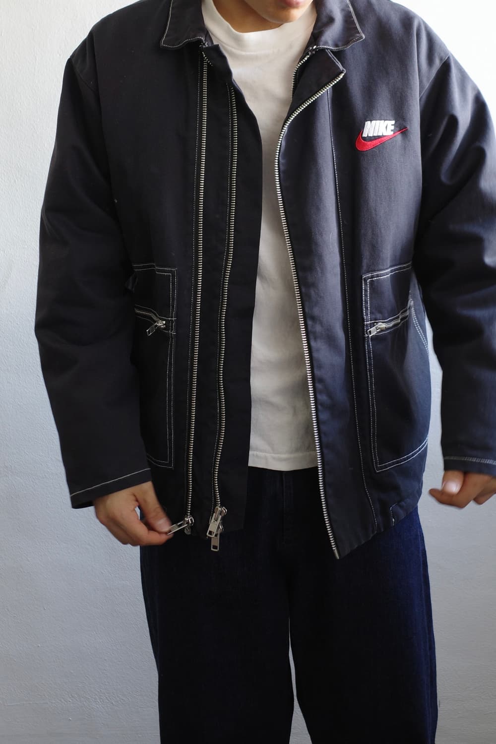 슈프림 x 나이키 더블 집 퀼티드 워크 자켓 상품이미지1