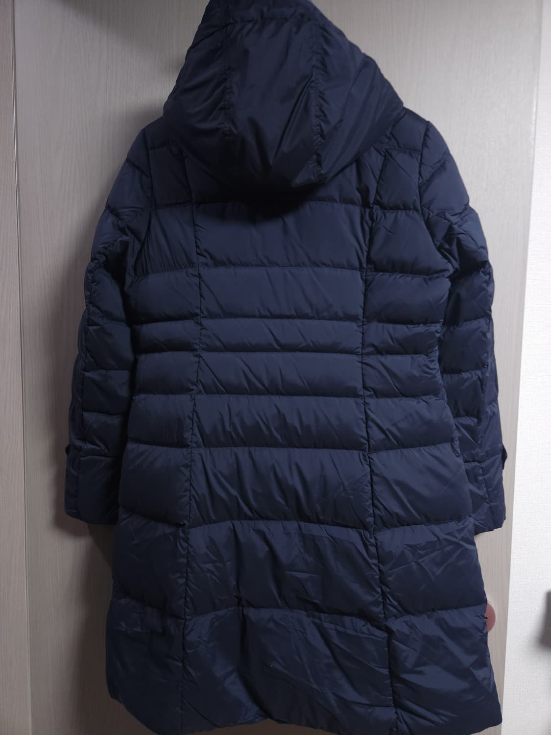 헤지스 구스다운 롱패딩, S 상품이미지4