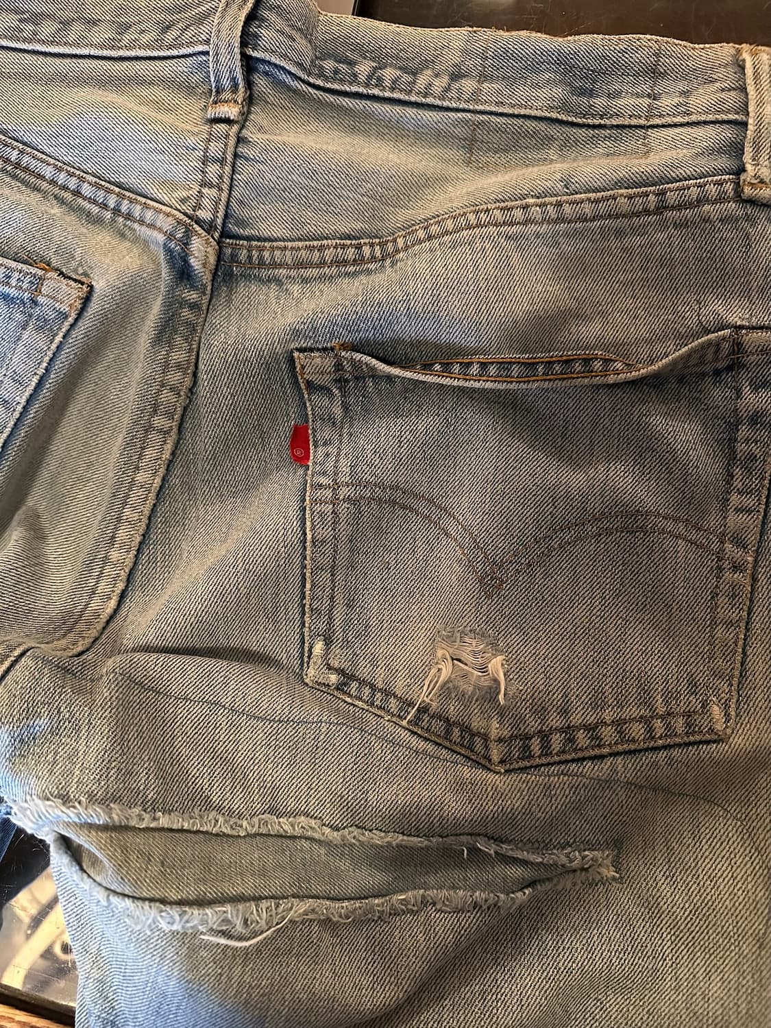 70s USA 빈티지 리바이스 501 66후기 셀비지 데님 팬츠 상품이미지7