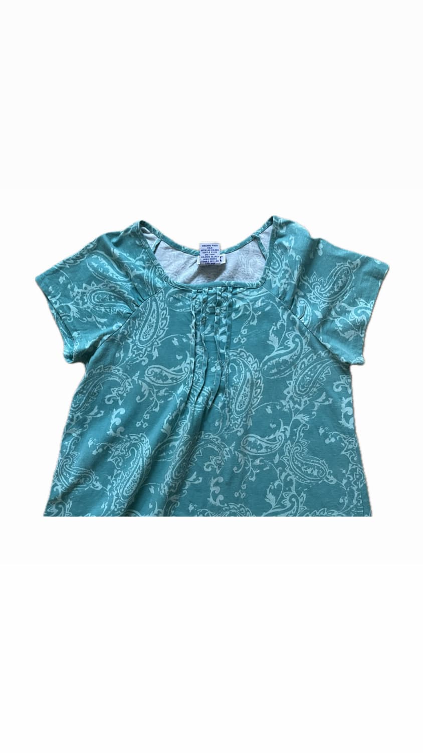 아오이유우st 하구미 청록 페이즐리 원피스 상품이미지2