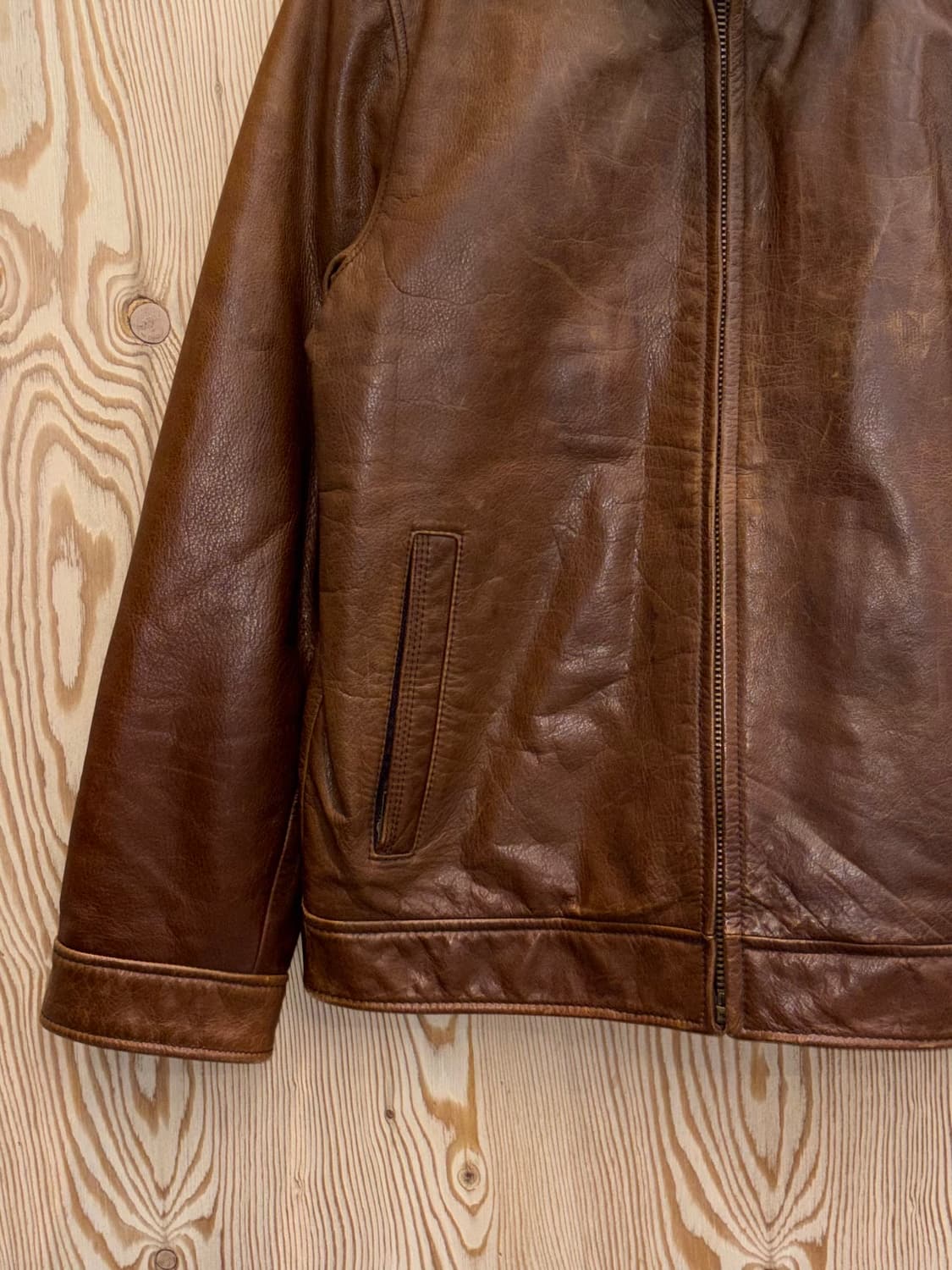 윌슨즈 레더자켓 브라운 상품이미지2