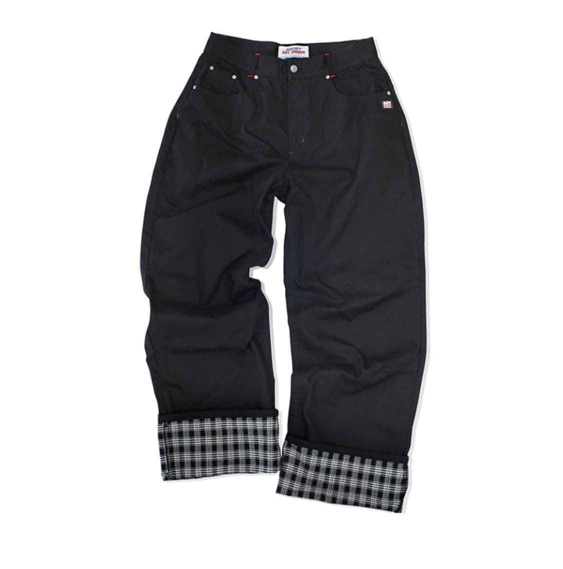 SPORT CHAMBER 스포츠챔버 SC 체크 커프 팬츠(블랙) 상품이미지2