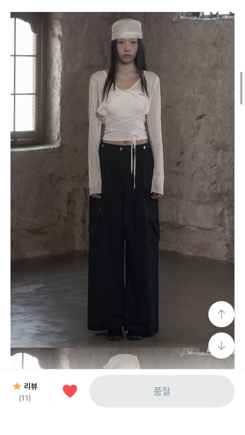 [mnem] Woodgrain Bolero Cardigan 상품이미지3