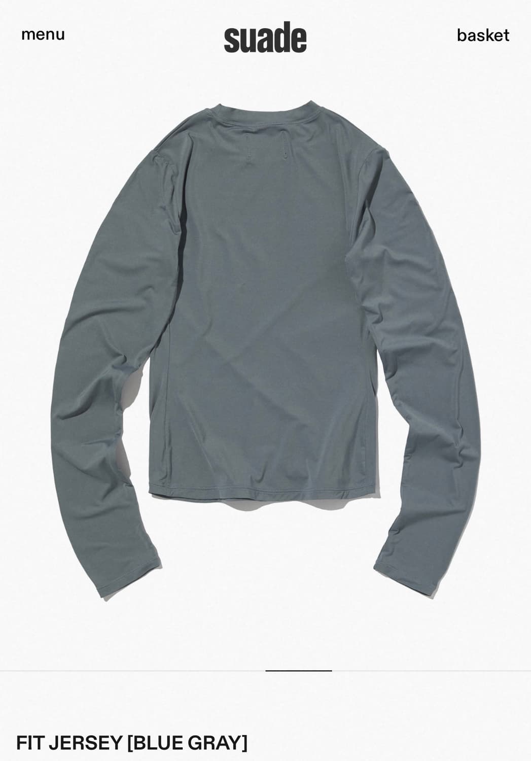 Suade Fit jersey blue gray 상품이미지3