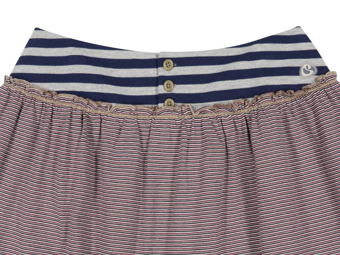 코이세이오 스트라이프 스커트 그레이 베이지 상품이미지2