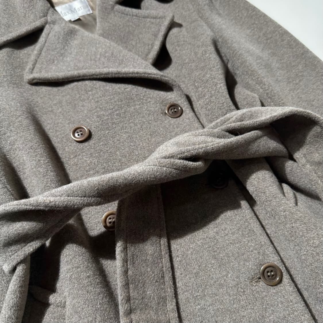 막스마라 울 앙고라 로브 더블 하프코트 상품이미지5