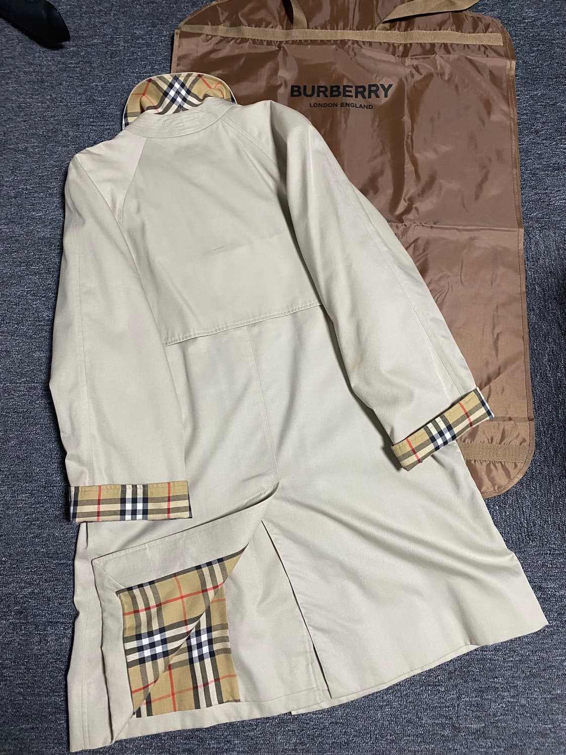 [가을옷정리중] 노바체크 버버리 트렌치코트 급처 상품이미지5