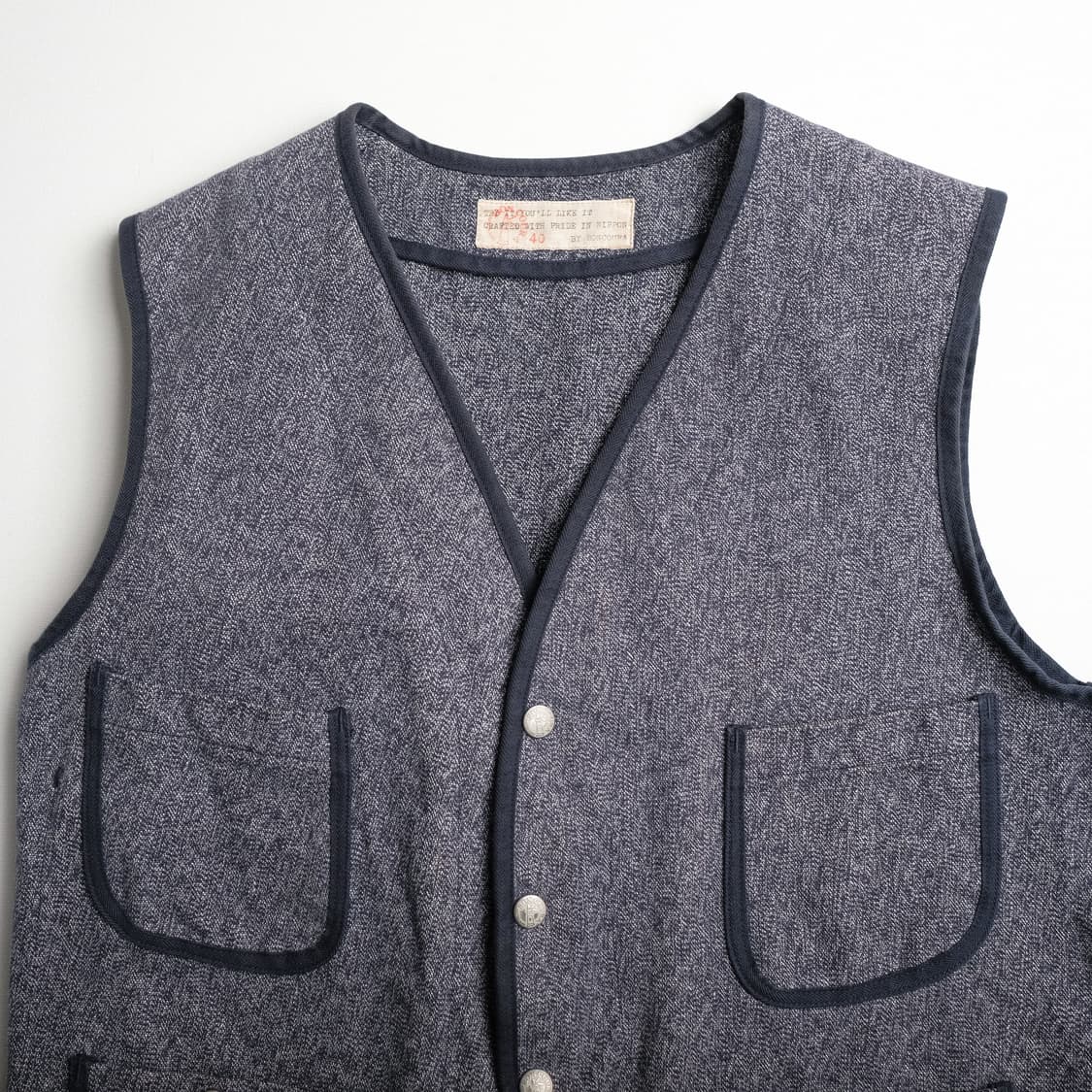 봉쿠라 데드스탁 트위스트 파이핑 베스트 40(100-103)사이즈 상품이미지3