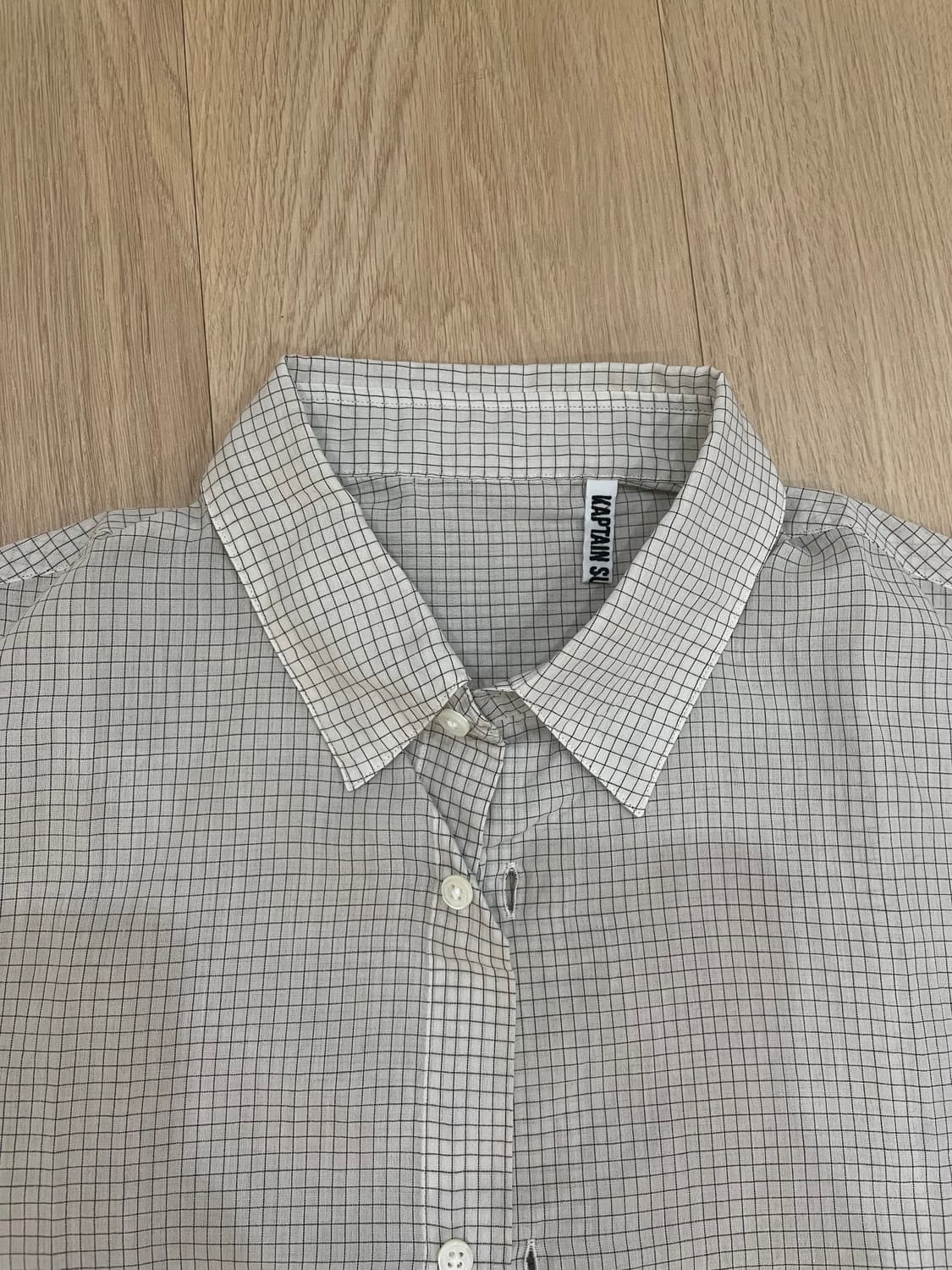 캡틴선샤인 24ss 반팔 체크 샤츠 38(100) 상품이미지2