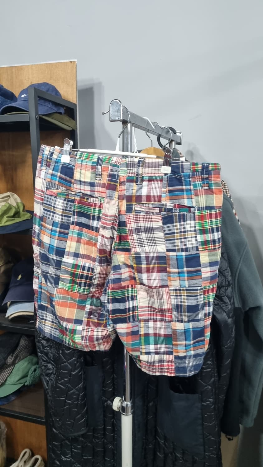 남성 여름 패치워크 하프팬츠 (gap 제품) 허리33 상태깔끔 상품이미지2