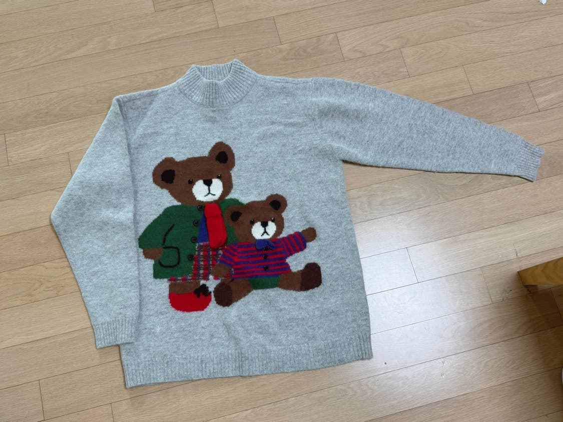 TOMATSU 곰돌이 니트 상품이미지1