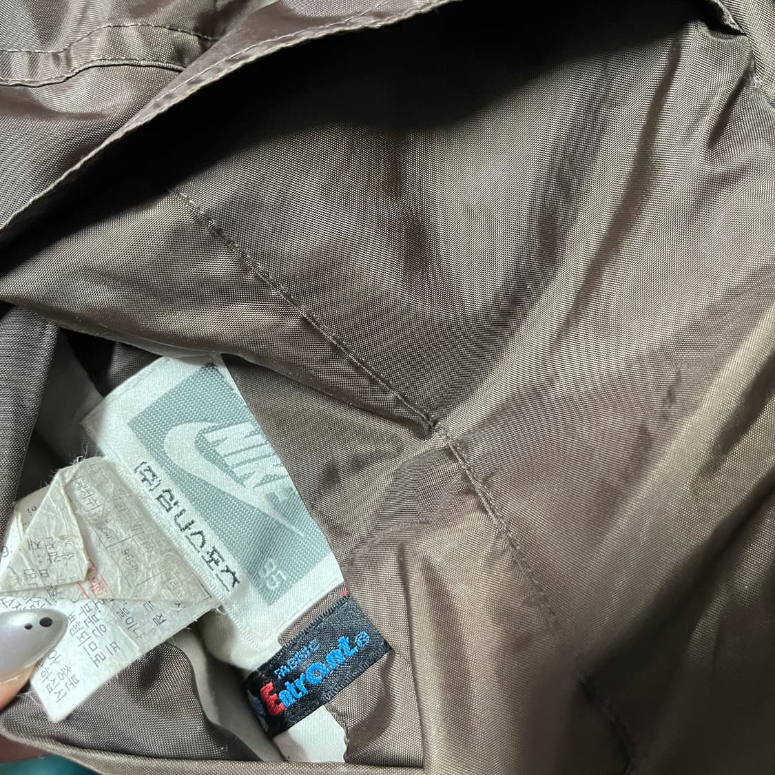 90's 삼나스포츠 나이키 리버시블 구스 다운 패딩 상품이미지5