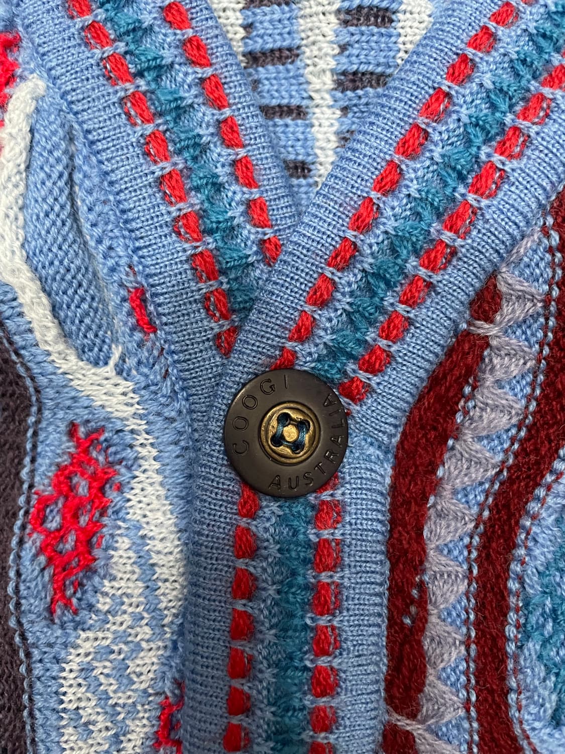 쿠지 COOGI 케이블 가디건 상품이미지5