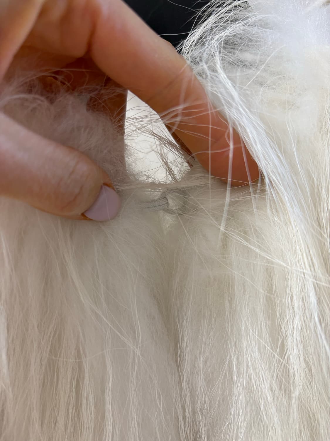 화이트폭스퍼 자켓 새상품 상품이미지4