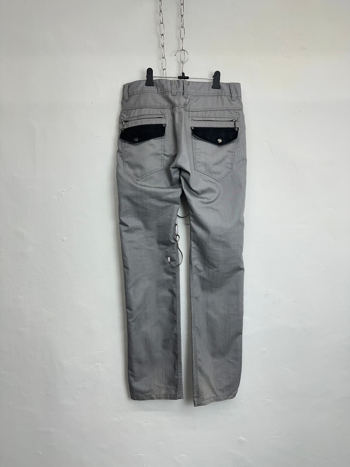 Technical Gray Herringbone Zip Pocket pa 상품이미지7
