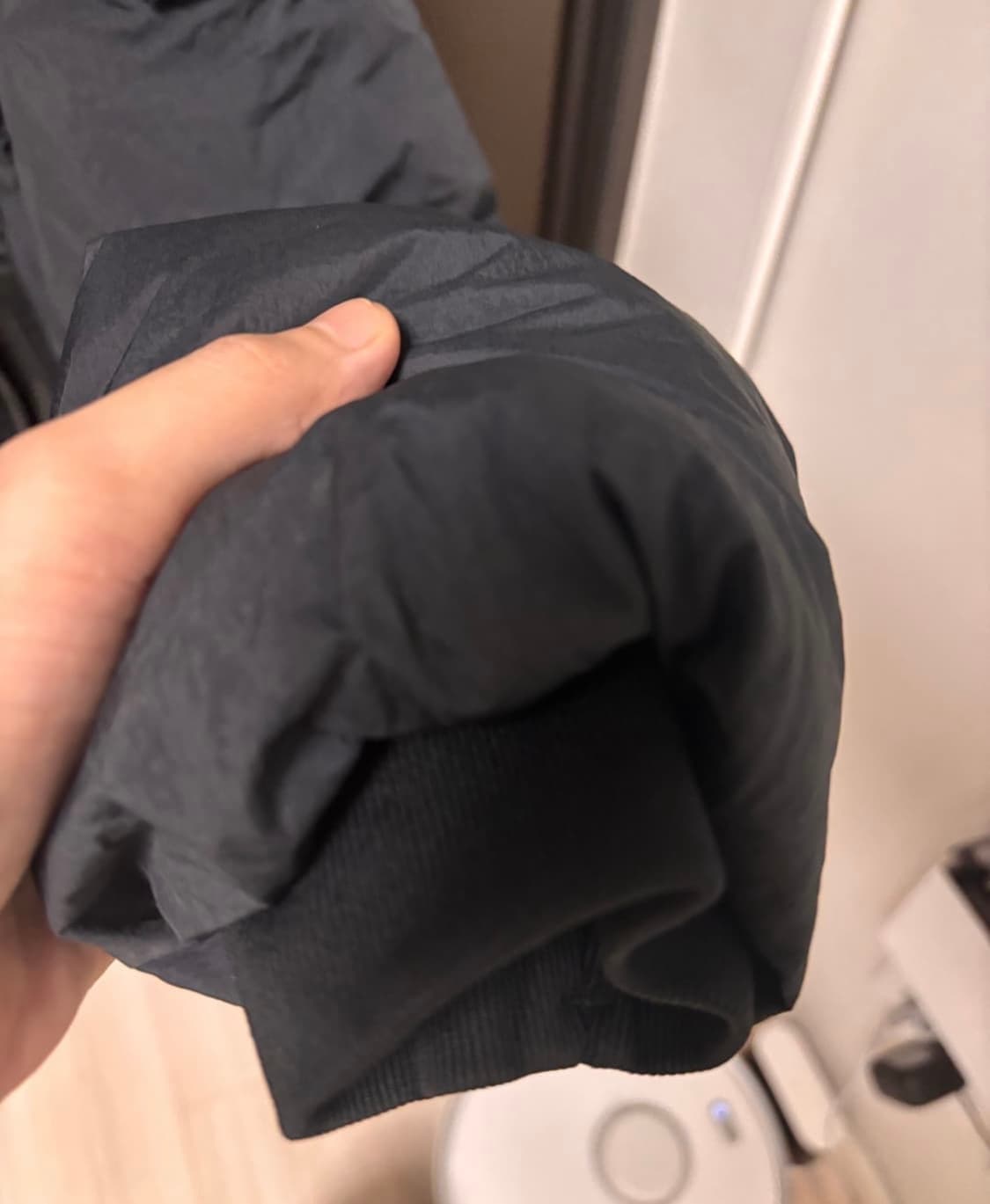 스톤 아일랜드 가먼트 다이드 크링클랩스 다운 자켓 블랙 상품이미지3