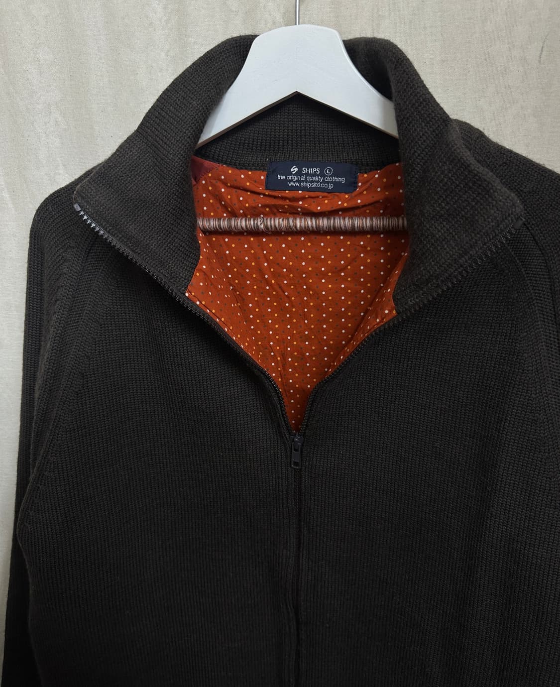 ships knit zip-up 상품이미지2