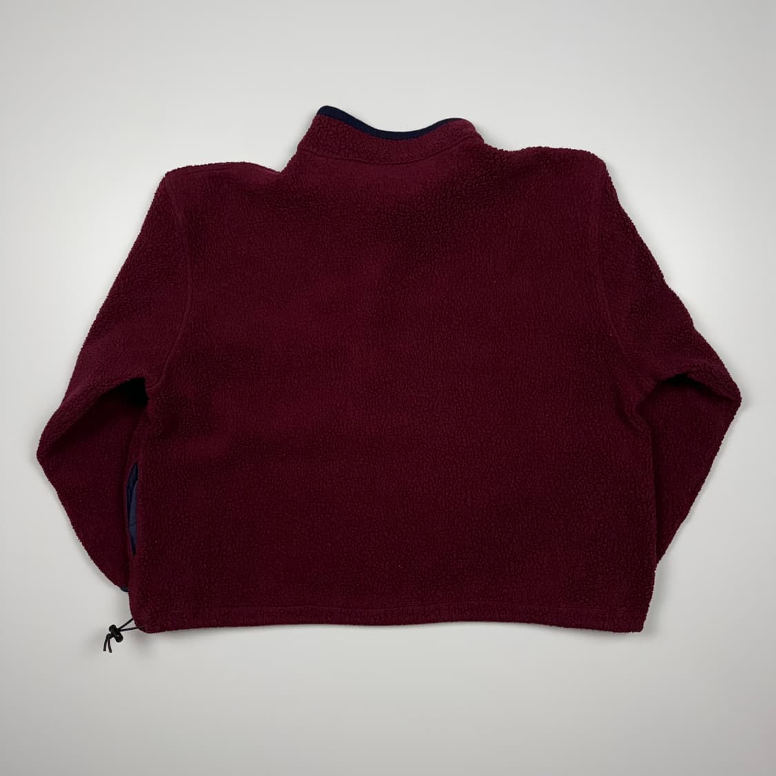 (110) 80s 엘엘빈 헤비 플리스 풀오버 버건디 상품이미지2