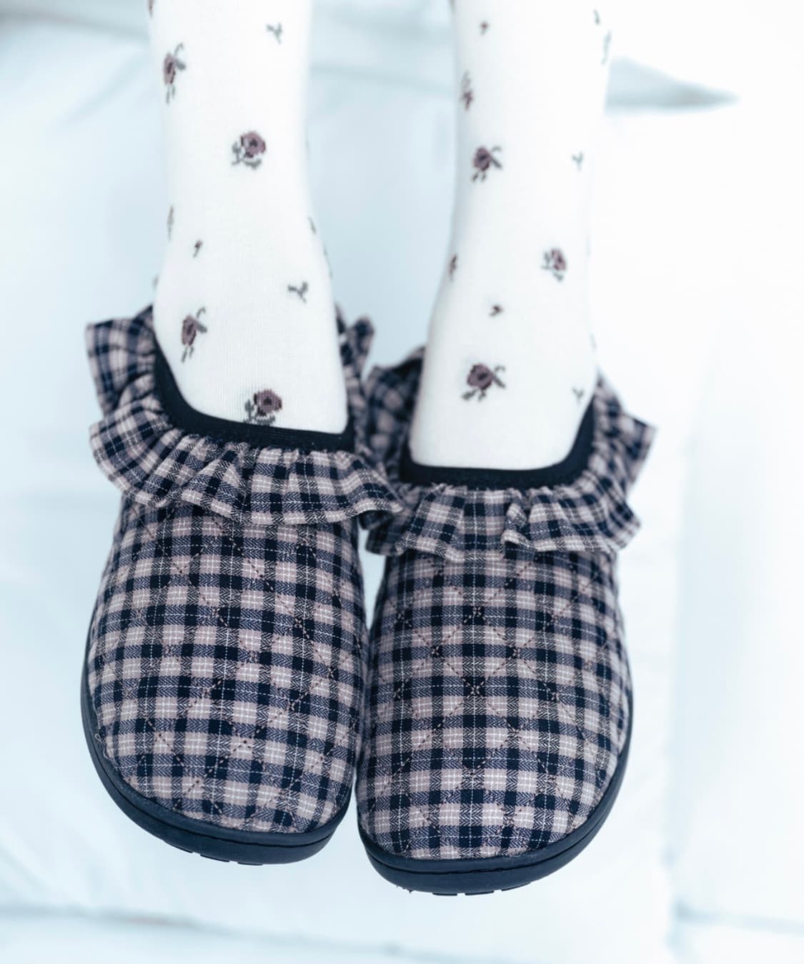 코이세이오 스부 체크 패딩 슈즈 0사이즈 상품이미지3