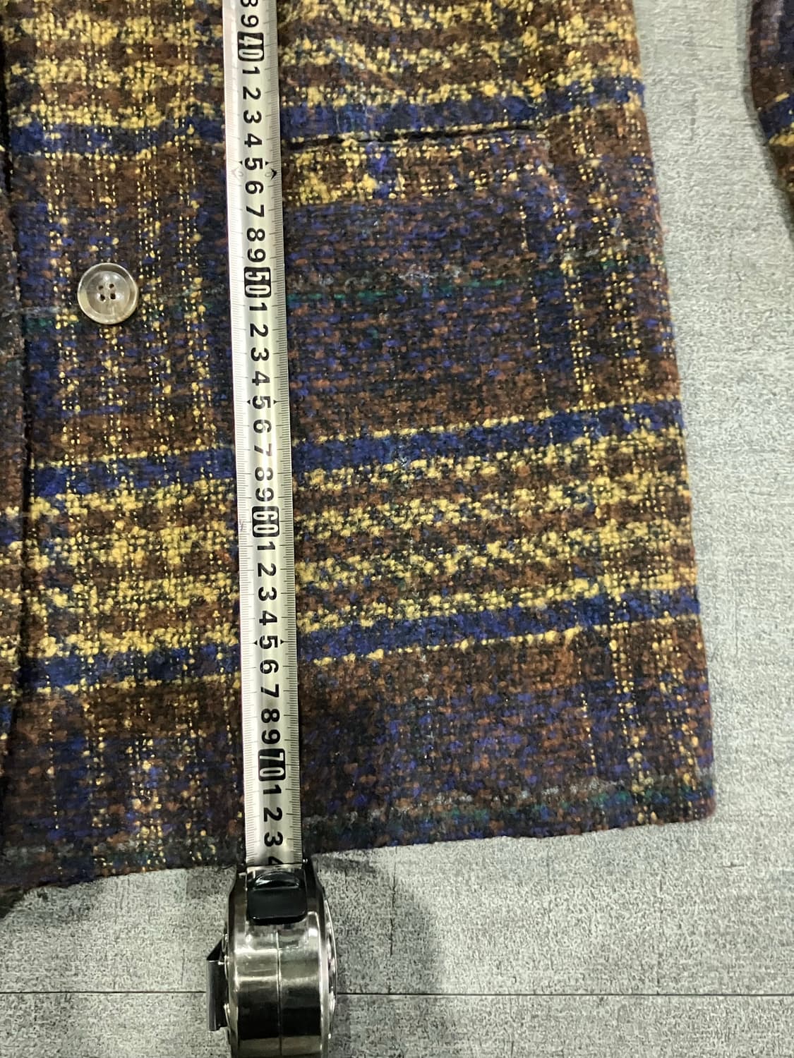 일본빈티지 Giuva 올드스쿨아메카지 헤리티지 트위드 나폴레옹 울자켓 상품이미지3