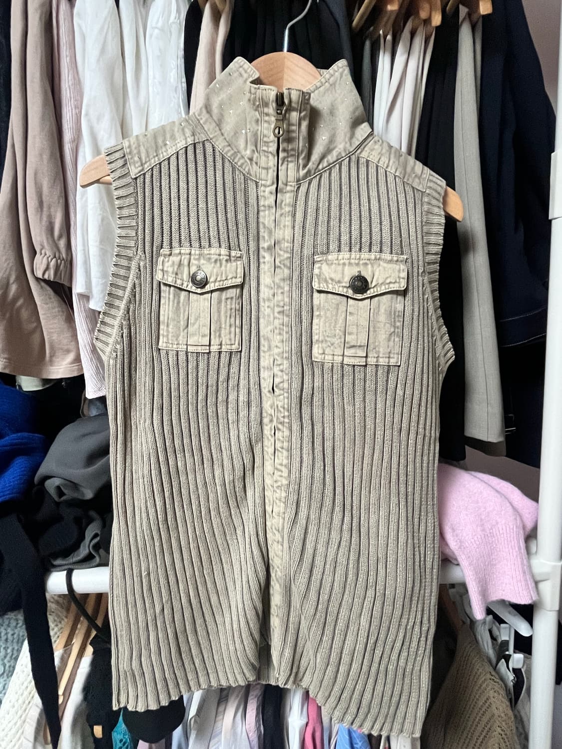 y2k 미코하우스 빈티지 베스트 상품이미지2